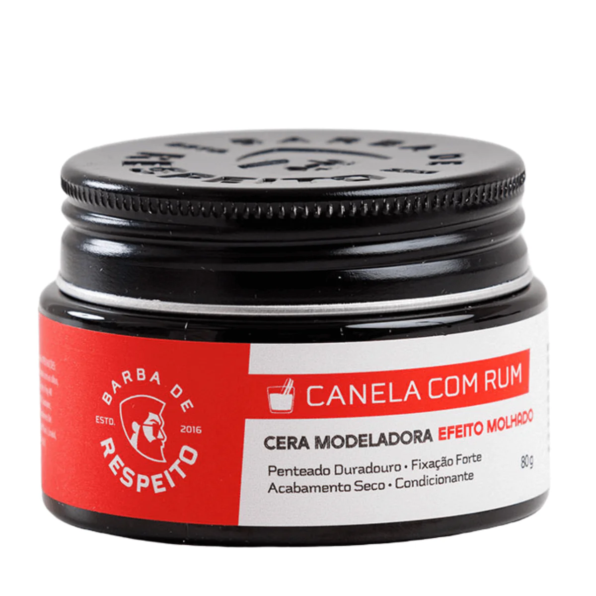 Cera Modeladora Efeito Molhado 80g - Canela Com Rum