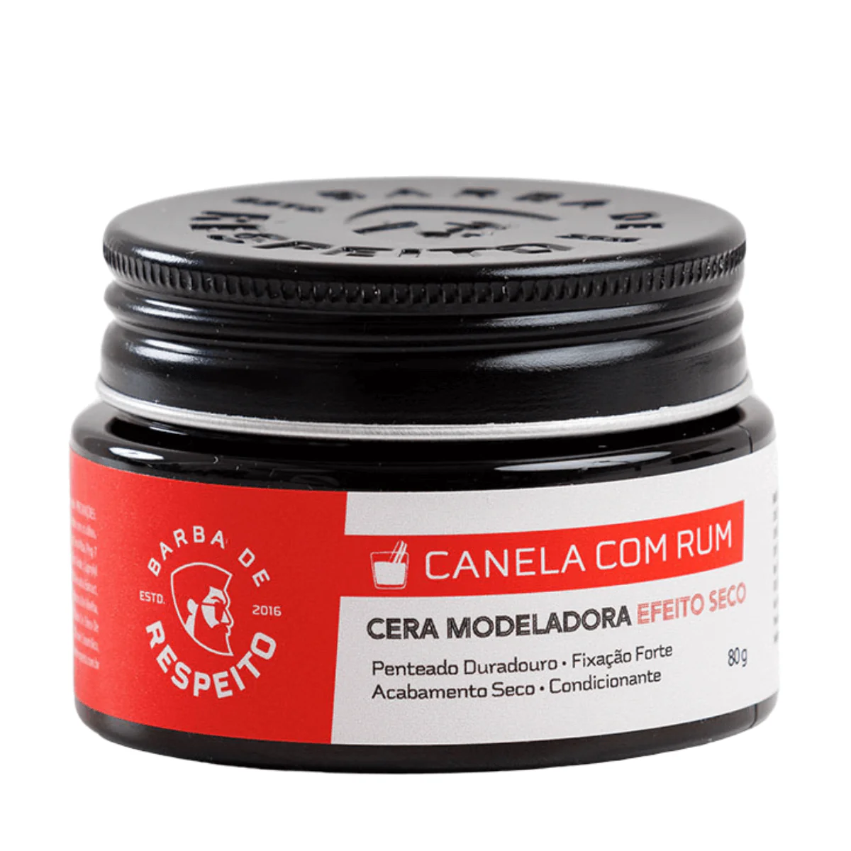 Cera Modeladora Efeito Seco 80g - Canela Com Rum